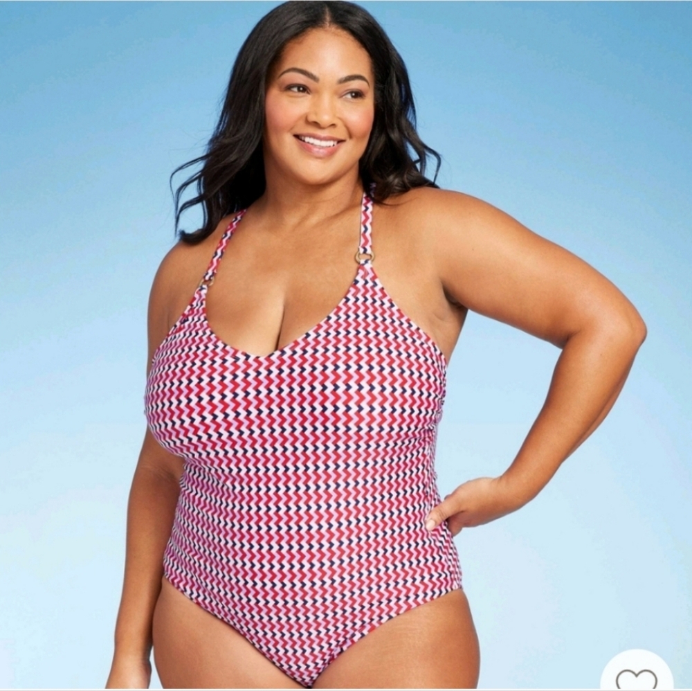Kona SOL Gold Rings Accent, Tie Back Swimsuit